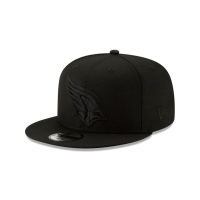 Black Arizona Cardinals Hat - New Era NFL Basic Black On Black 9FIFTY Snapback Caps USA6973148